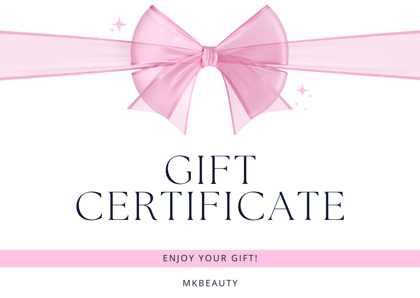 Mkbeauty Gift Card